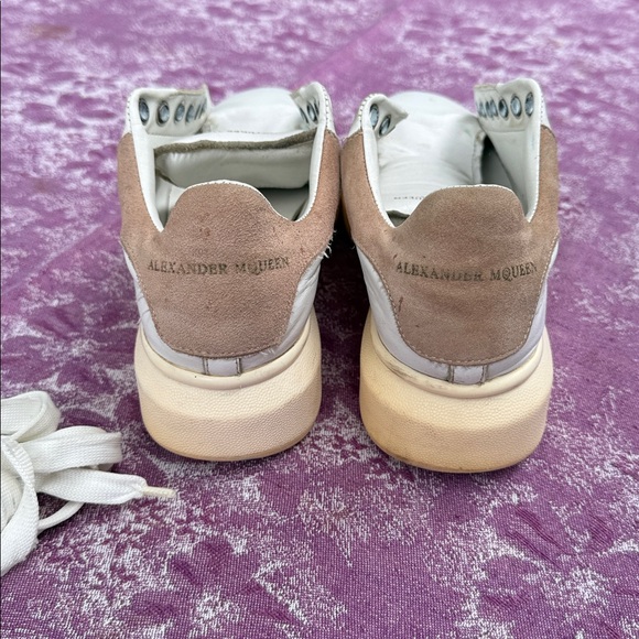 Alexander McQueen White and Beige Sneakers, Women EU 37 (US size 7) - Picture 3 of 11